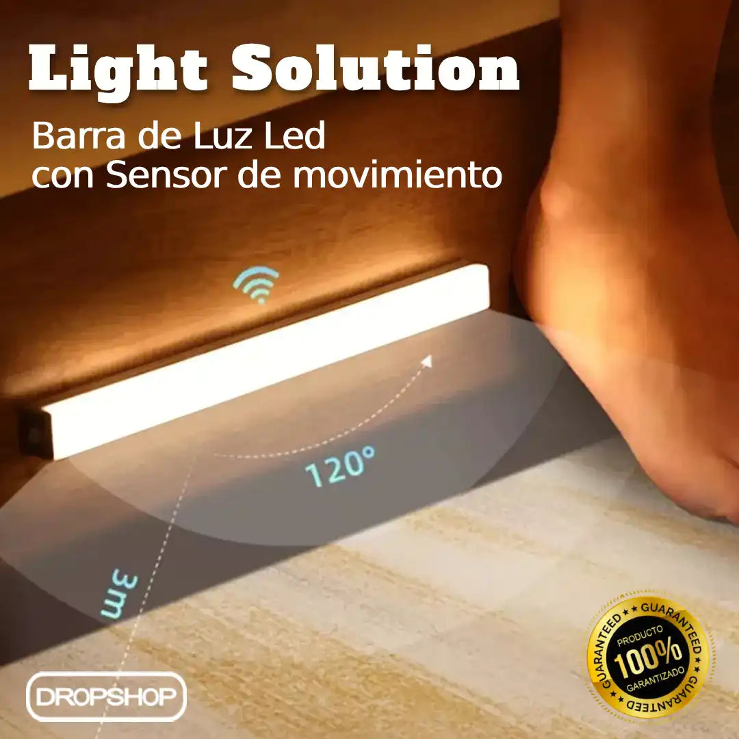 💚 Barra de Luz Led con Sensor de Movimiento 'Light Solution' ® [Envío Gratis] 🚛