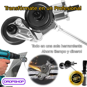 💚 Adaptador para Taladro Eléctrico Cortador de Placas de Metal [Envío Gratis]