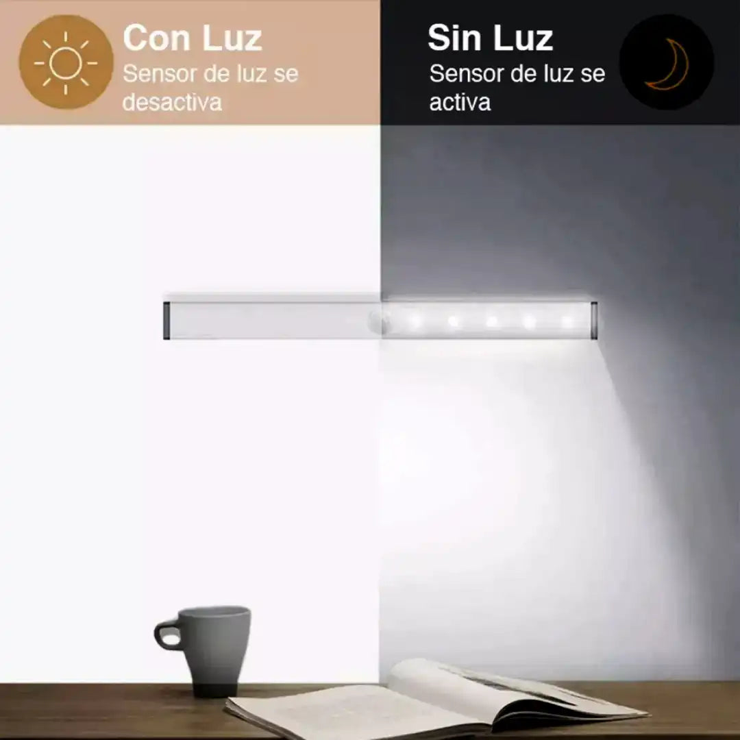 💚 Barra de Luz Led con Sensor de Movimiento 'Light Solution' ® [Envío Gratis] 🚛