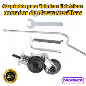 💚 Adaptador para Taladro Eléctrico Cortador de Placas de Metal [Envío Gratis]