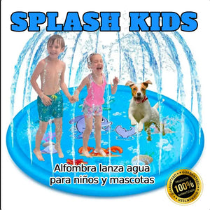 💚 ALFOMBRA LANZA AGUA 'SPLASH KIDS' para Niños y Mascotas! [Envío Gratis - Paga en Casa] 🚛