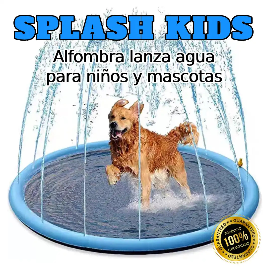 💚 ALFOMBRA LANZA AGUA 'SPLASH KIDS' para Niños y Mascotas! [Envío Gratis - Paga en Casa] 🚛