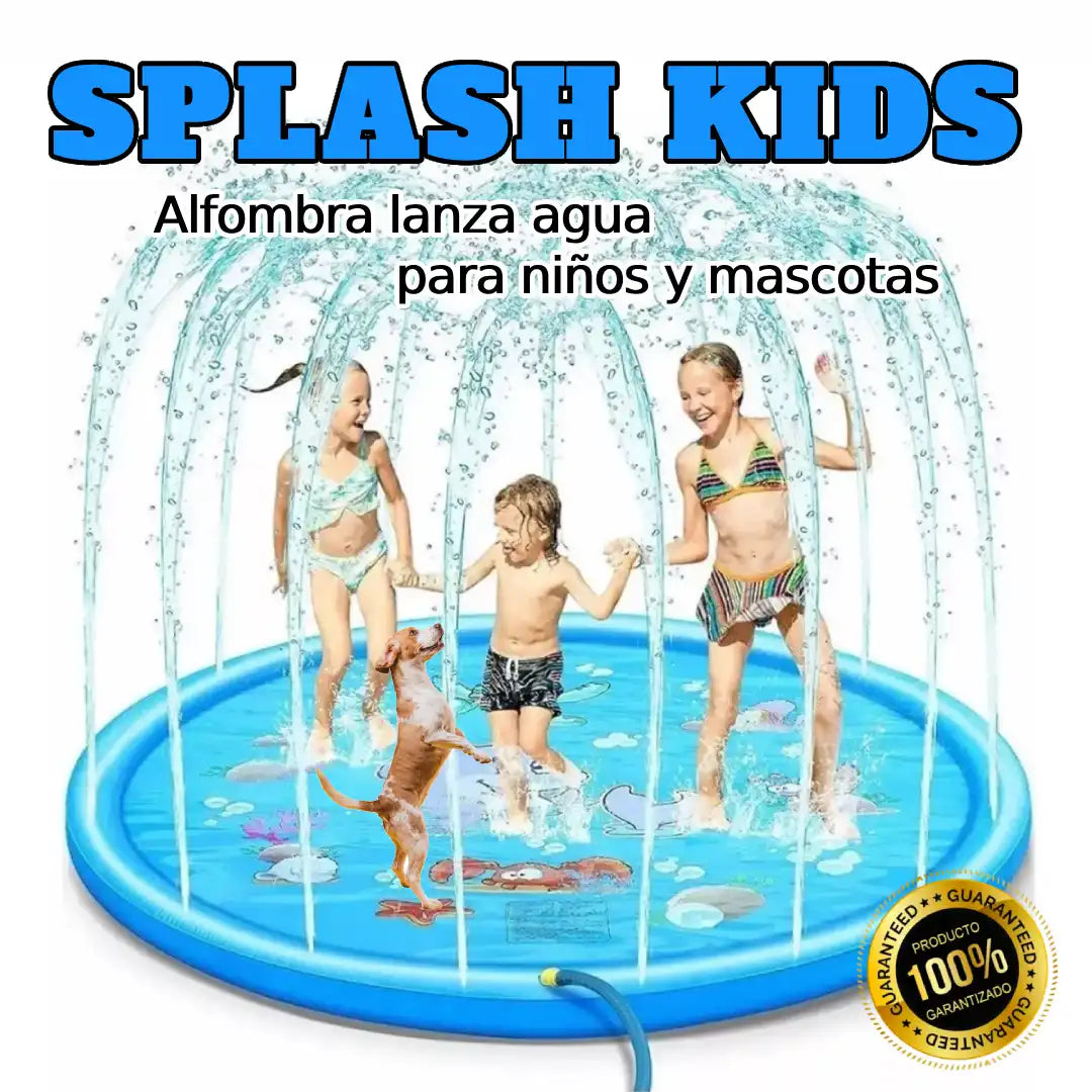 💚 ALFOMBRA LANZA AGUA 'SPLASH KIDS' para Niños y Mascotas! [Envío Gratis - Paga en Casa] 🚛