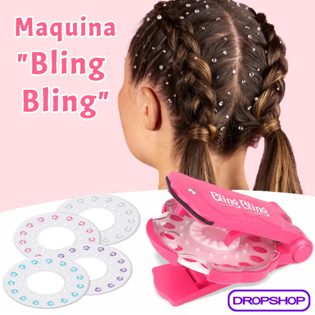 💚 Máquina Grapadora de Cabello 'Bling Bling' © 🎁 [Oferta Navidad] 🎅 [Envío Gratis] 🚛