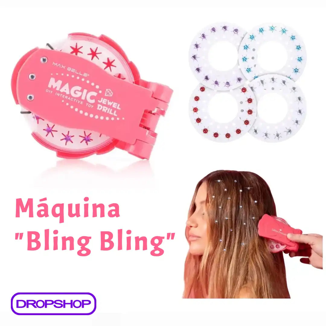 💚 Máquina Grapadora de Cabello 'Bling Bling' © 🎁 [Oferta Navidad] 🎅 [Envío Gratis] 🚛