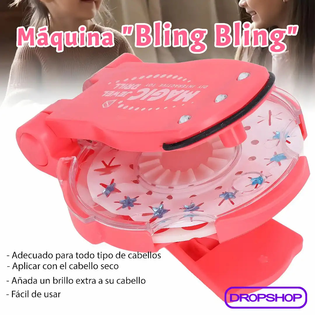 💚 Máquina Grapadora de Cabello 'Bling Bling' © 🎁 [Oferta Navidad] 🎅 [Envío Gratis] 🚛