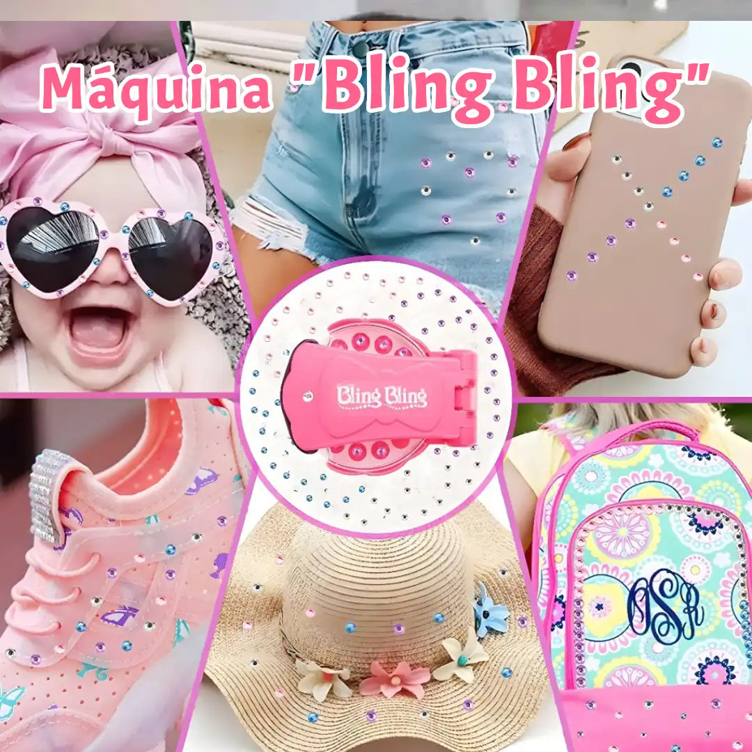 💚 Máquina Grapadora de Cabello 'Bling Bling' © 🎁 [Oferta Navidad] 🎅 [Envío Gratis] 🚛