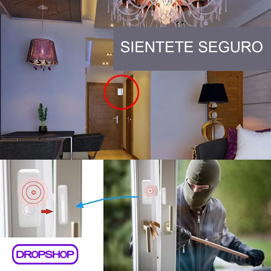 🚨 Alarma Antirrobo Puertas y Ventanas 📢 90 Decibeles ® [envío gratis] 🚛