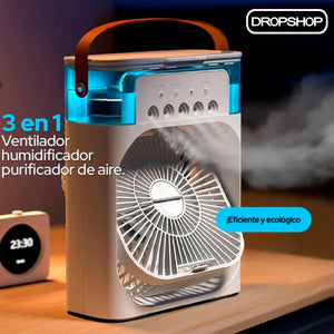 💚 'MINI AIRPOWER' ® Aire Acondicionado ❄️ 2x1 Enfría y Humidifica tu Hogar [Máxima Potencia] Envío Gratis ✅ Paga en Casa 🚛