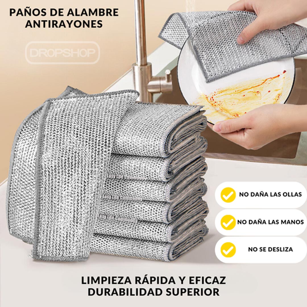 💚 LAVAFULL - PACK DE 5 PAÑOS DE LAVADO CON MÁXIMA RESISTENCIA ® [últimas unidades - envío gratis]