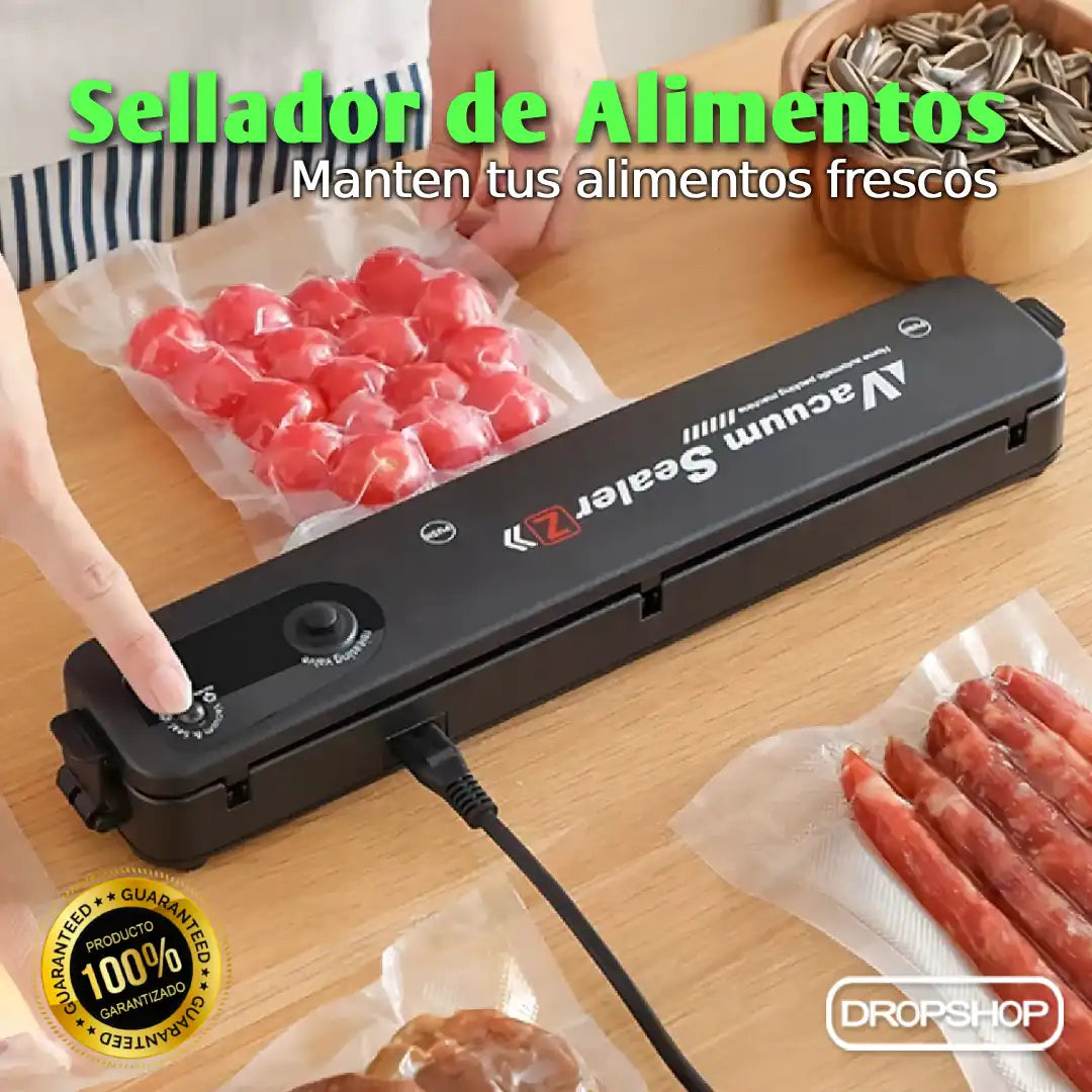 💚 Maquina Selladora Envasadora Al Vacío Automática + Bolsitas