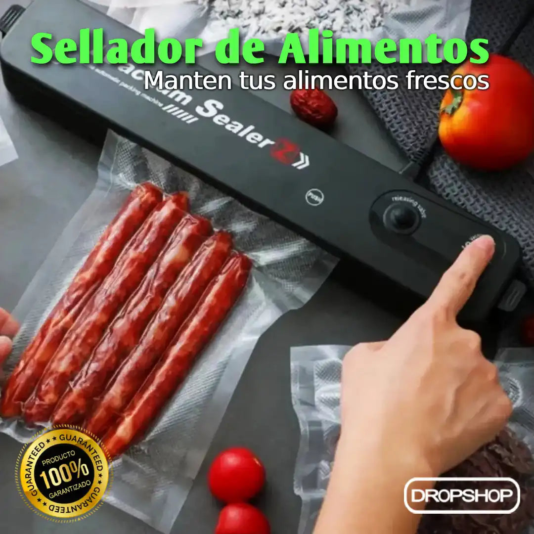 💚 Maquina Selladora Envasadora Al Vacío Automática + Bolsitas