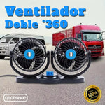 💚 VENTILADOR DOBLE PARA TU AUTO O CAMIÓN [Envío Gratis y Paga en Casa] 🚛